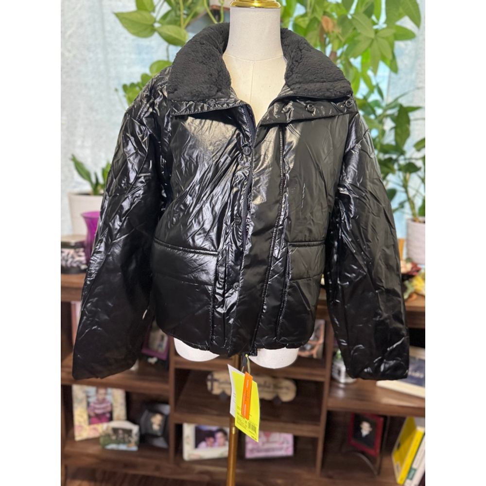Women's All in Motion Black Puffer Jacket Plus XXL - Picture 2 of 8